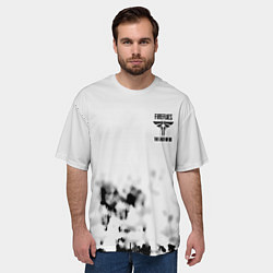 Футболка оверсайз мужская The Last of Us отпечатки, цвет: 3D-принт — фото 2