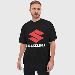 Футболка оверсайз мужская Suzuki sport brend, цвет: 3D-принт — фото 2