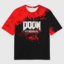 Футболка оверсайз мужская Doom blood game, цвет: 3D-принт