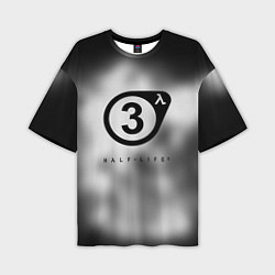 Футболка оверсайз мужская Half life 3 black, цвет: 3D-принт
