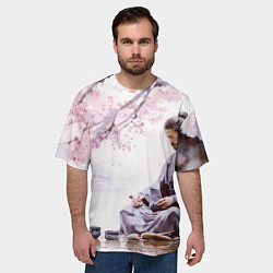 Футболка оверсайз мужская Сёгун, цвет: 3D-принт — фото 2