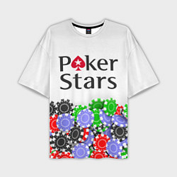 Футболка оверсайз мужская Poker - игра для удачливых, цвет: 3D-принт