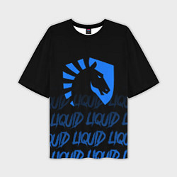Мужская футболка оверсайз Team Liquid style