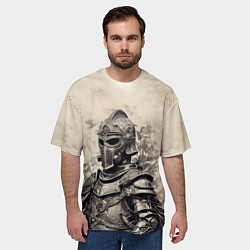Футболка оверсайз мужская Сказочный рыцарь, цвет: 3D-принт — фото 2