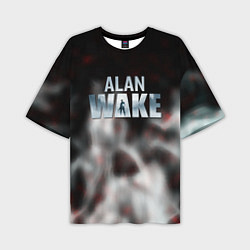 Мужская футболка оверсайз Alan Wake game 2023