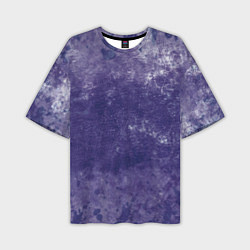 Мужская футболка оверсайз Абстракция - violet color background