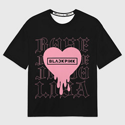 Футболка оверсайз мужская Blackpink: Jisoo Jennie Rose Lisa, цвет: 3D-принт