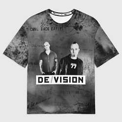 Футболка оверсайз мужская Devision - a band from germany, цвет: 3D-принт