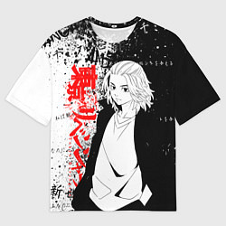 Футболка оверсайз мужская Майки из тосвы - Токийские мстители, цвет: 3D-принт