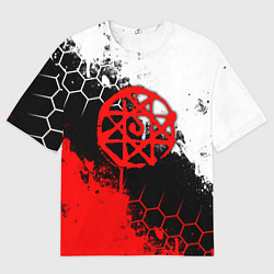 Футболка оверсайз мужская Печать Альфонса - стальной алхимик, цвет: 3D-принт