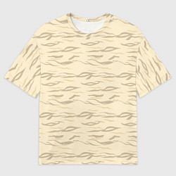 Футболка оверсайз мужская Пастельный тигр, цвет: 3D-принт