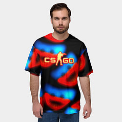 Футболка оверсайз мужская Хагги вагги x counter strike коллаба, цвет: 3D-принт — фото 2