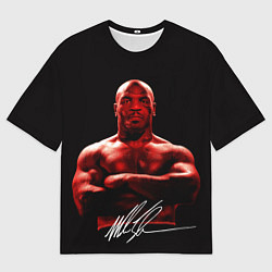 Футболка оверсайз мужская Майк Тайсон боксёр профессионал, цвет: 3D-принт