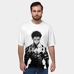 Футболка оверсайз мужская Гигачад Суккуна - Магическая битва, цвет: 3D-принт — фото 2