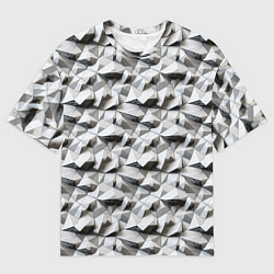 Мужская футболка оверсайз Камни