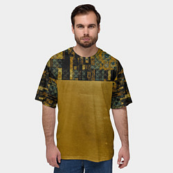 Футболка оверсайз мужская Стёжка: золото Климта, цвет: 3D-принт — фото 2