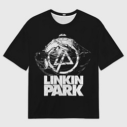 Футболка оверсайз мужская Linkin Park рэп-метал, цвет: 3D-принт