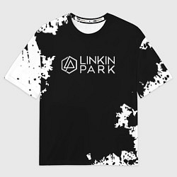 Мужская футболка оверсайз Linkin Park рок бенд