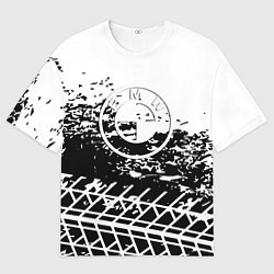 Футболка оверсайз мужская BMW sport splash color auto, цвет: 3D-принт