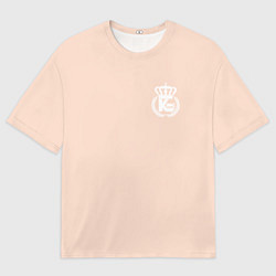 Футболка оверсайз мужская Корона короля, цвет: 3D-принт