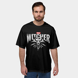 Футболка оверсайз мужская Geralt the Witcher, цвет: 3D-принт — фото 2