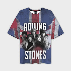 Футболка оверсайз мужская Rolling Stones - Great britain, цвет: 3D-принт