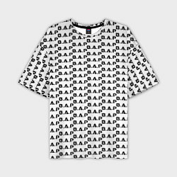 Мужская футболка оверсайз BAP kpop steel pattern