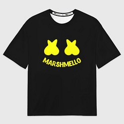 Футболка оверсайз мужская Christopher Comstock yellow logo, цвет: 3D-принт