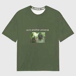 Футболка оверсайз мужская Us in another universe, цвет: 3D-принт