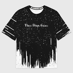 Мужская футболка оверсайз Three days grace rock band