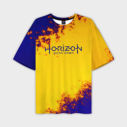 Мужская футболка оверсайз Horizon zero dawn alloy grunge metal