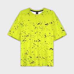 Футболка оверсайз мужская Лимонная текстура, цвет: 3D-принт