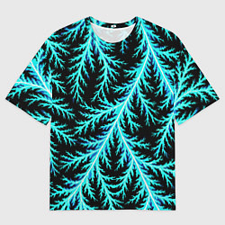 Мужская футболка оверсайз Разряды электричества Tie Dye