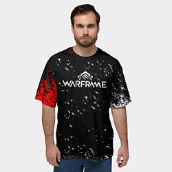 Футболка оверсайз мужская Warframe краски пали текстура, цвет: 3D-принт — фото 2