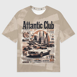 Футболка оверсайз мужская Attantic club, цвет: 3D-принт
