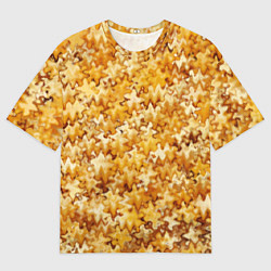 Мужская футболка оверсайз Кукурузный абстрактный эффект