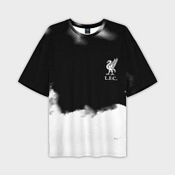 Мужская футболка оверсайз Liverpool текстура