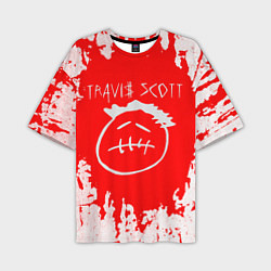 Футболка оверсайз мужская Fortnite x Travis Scott gaming, цвет: 3D-принт