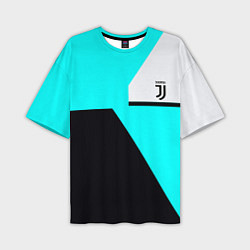 Мужская футболка оверсайз Juventus sport geometry fc