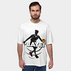 Футболка оверсайз мужская Игрок, цвет: 3D-принт — фото 2