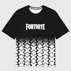 Футболка оверсайз мужская Fortnite game pattern, цвет: 3D-принт