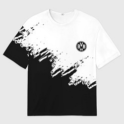 Мужская футболка оверсайз Borussia sport краски