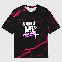 Футболка оверсайз мужская GTA storm vice city, цвет: 3D-принт