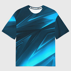 Футболка оверсайз мужская Geometry stripes neon color, цвет: 3D-принт