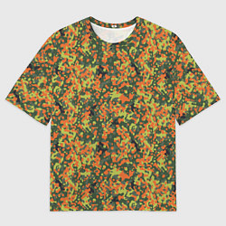 Футболка оверсайз мужская Современный пятнистый камуфляж, цвет: 3D-принт