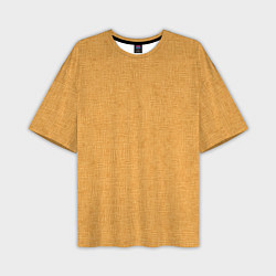 Мужская футболка оверсайз Текстура однотонная тёмно-жёлтый золотой