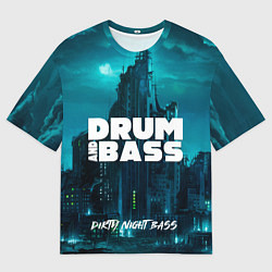 Футболка оверсайз мужская Dnb night, цвет: 3D-принт