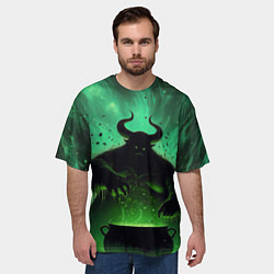 Футболка оверсайз мужская Бог разложения Нургл нейросеть, цвет: 3D-принт — фото 2