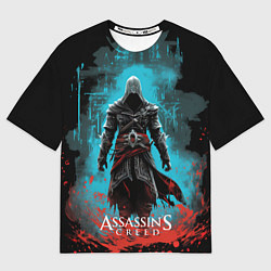 Футболка оверсайз мужская Assassins creed подводный город, цвет: 3D-принт
