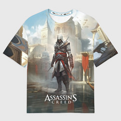 Футболка оверсайз мужская Assassins creed game poster, цвет: 3D-принт